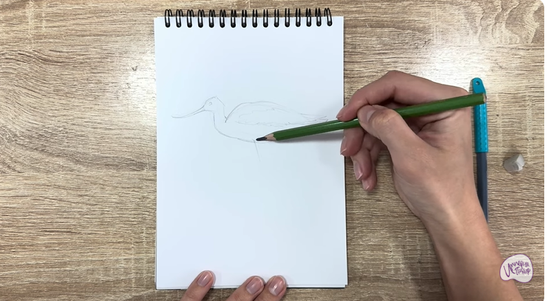 Рисуем Шилоклювка