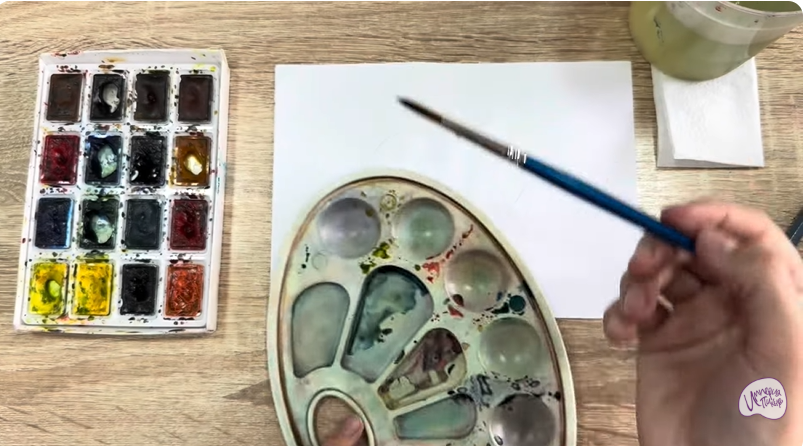 Рисуем Камень опал