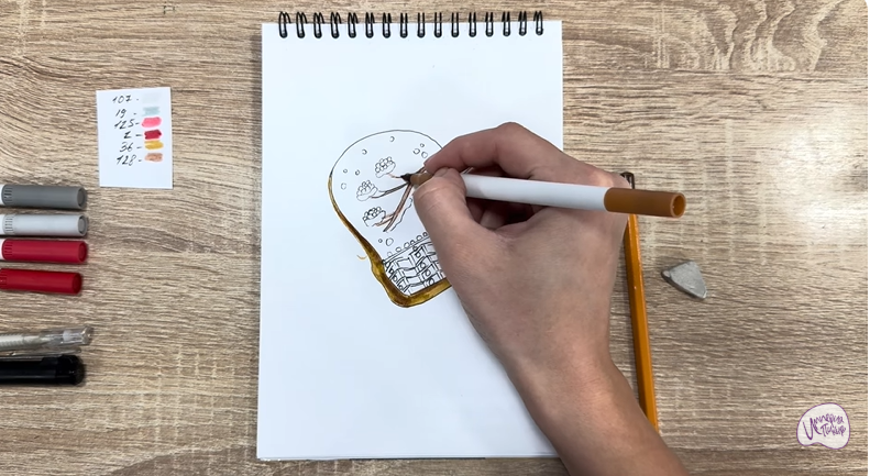 Рисуем Имбирный пряник