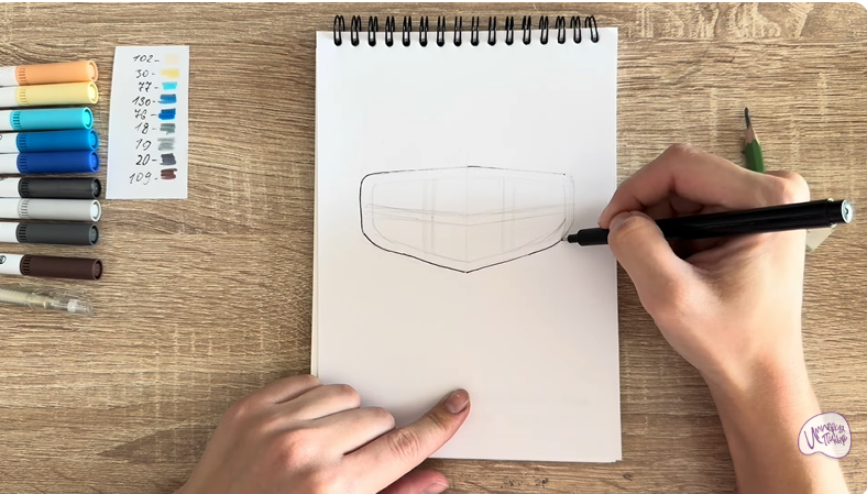 Рисуем Лого GEELY