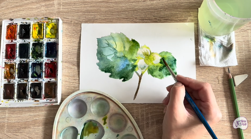 Рисуем Лещина