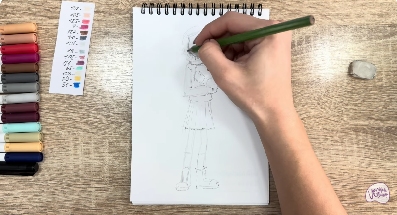 Рисуем Рина Винилион из" Доктор Динозавров"