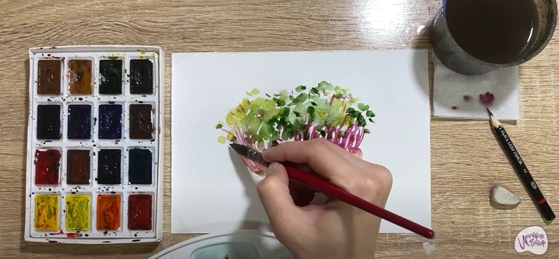 Рисуем Микрозелень