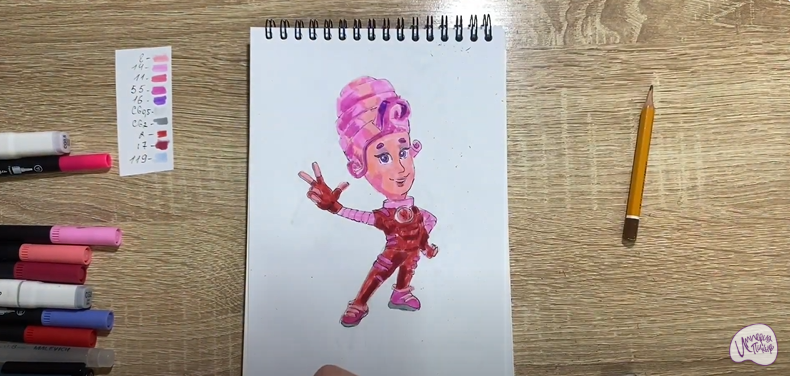 Рисуем Мася из "Фиксиков"