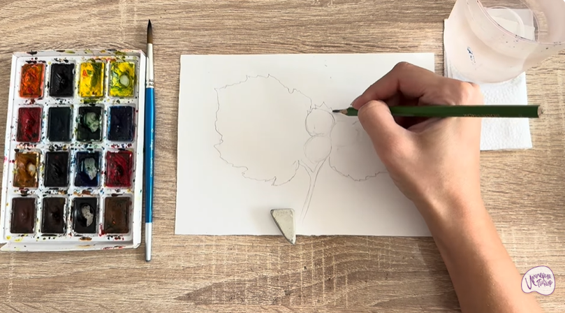 Рисуем Лещина