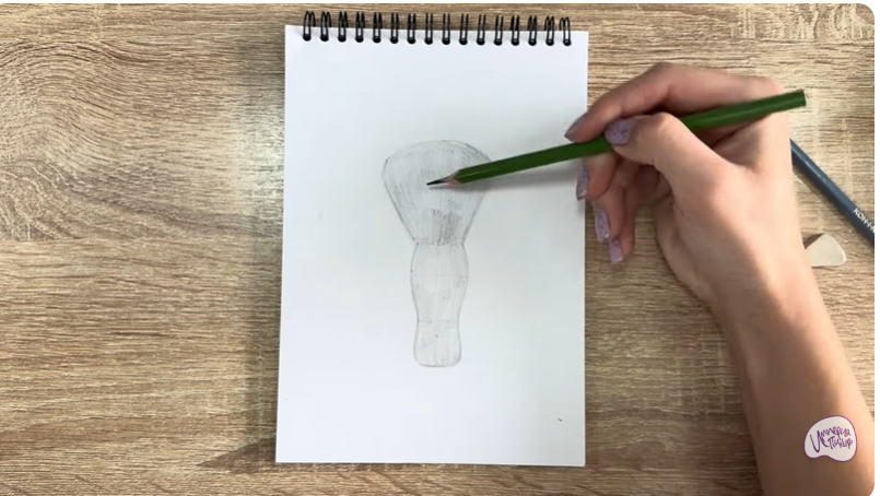 Рисуем Кисть-смётка