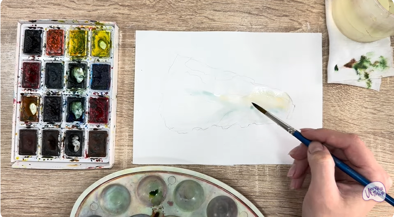 Рисуем Пекинская капуста