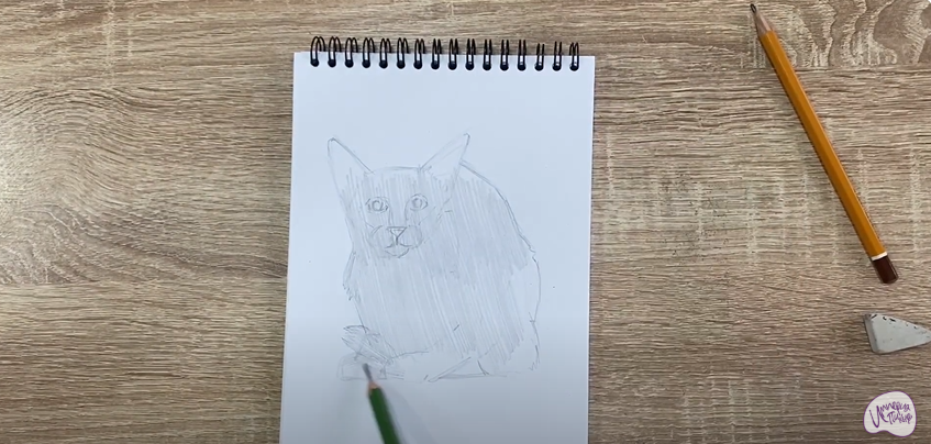 Рисуем Балинезийская кошка