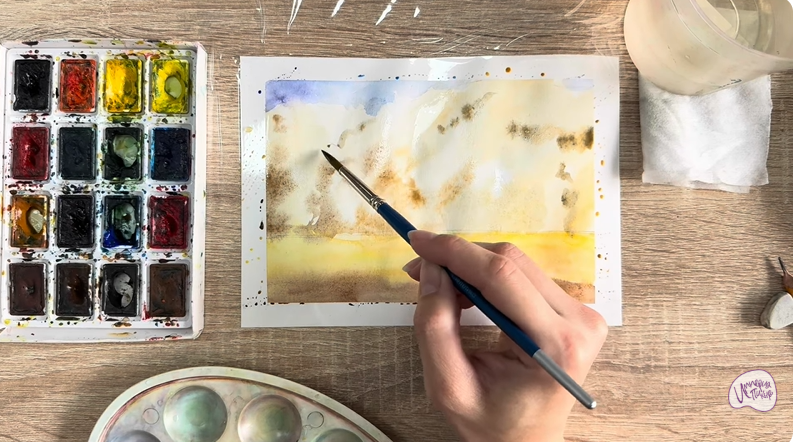 Рисуем Песчаная буря