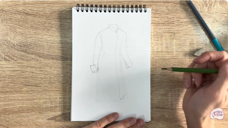 Рисуем Кафтан