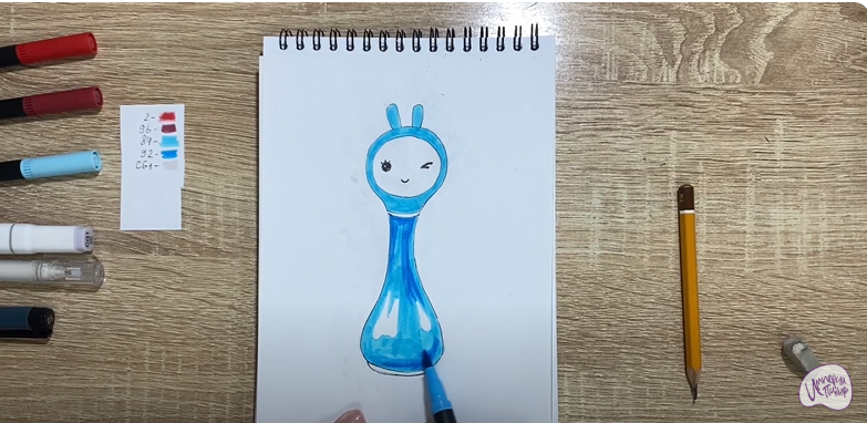 Рисуем Игрушка "Умный зайка"