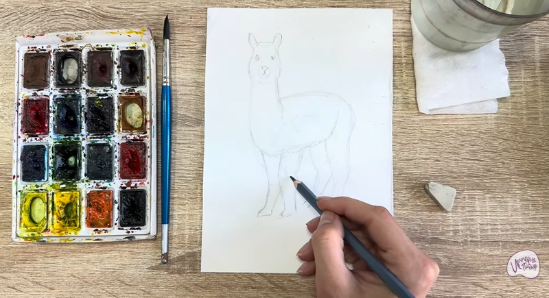 Рисуем Альпака