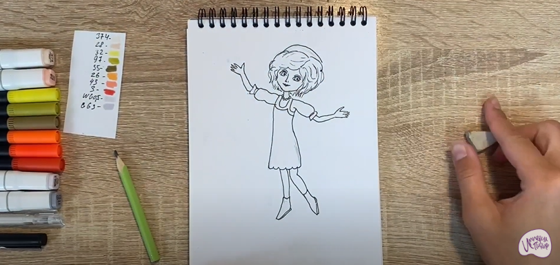 Рисуем Варя из "Царевны"