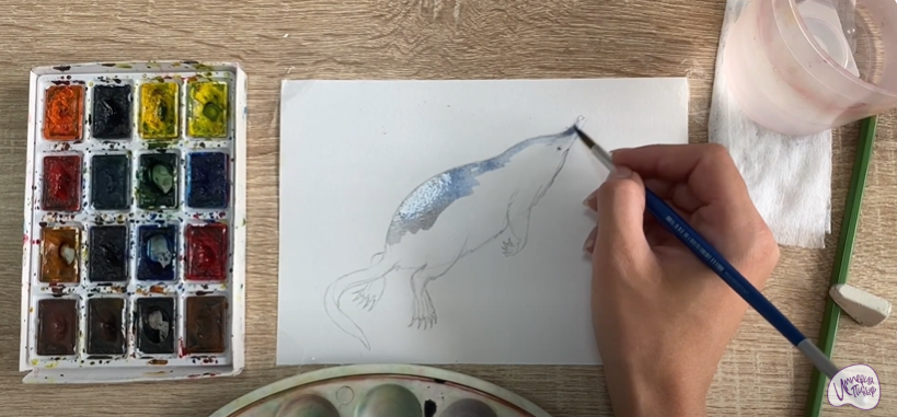 Рисуем Выхухоль