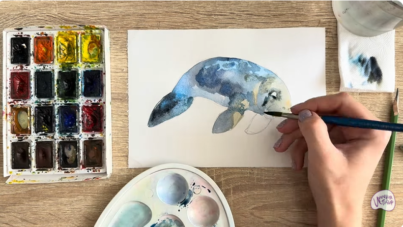 Рисуем Дюгонь