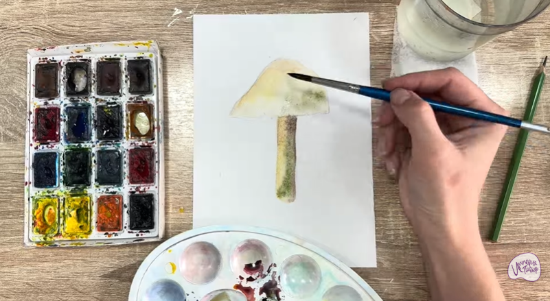 Рисуем Колпак кольчатый