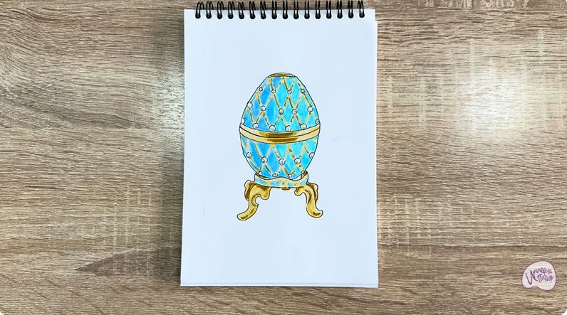 Рисуем Яйцо Фаберже