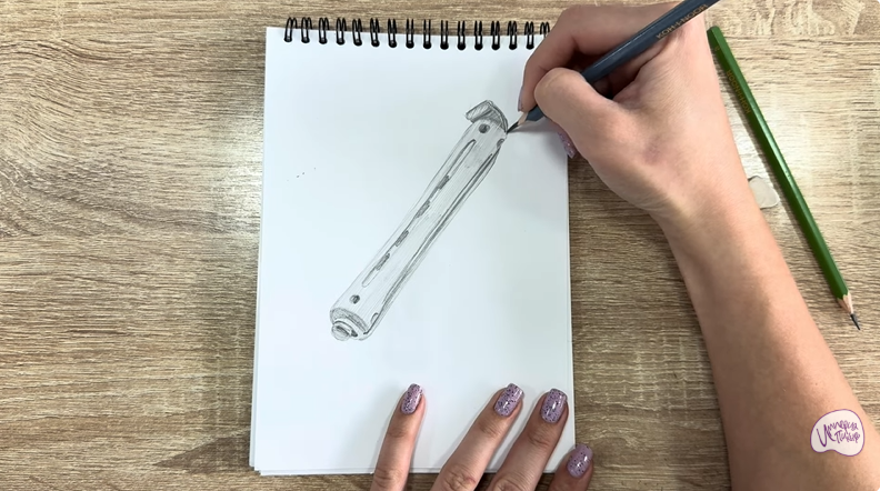 Рисуем Коклюшки для завивки