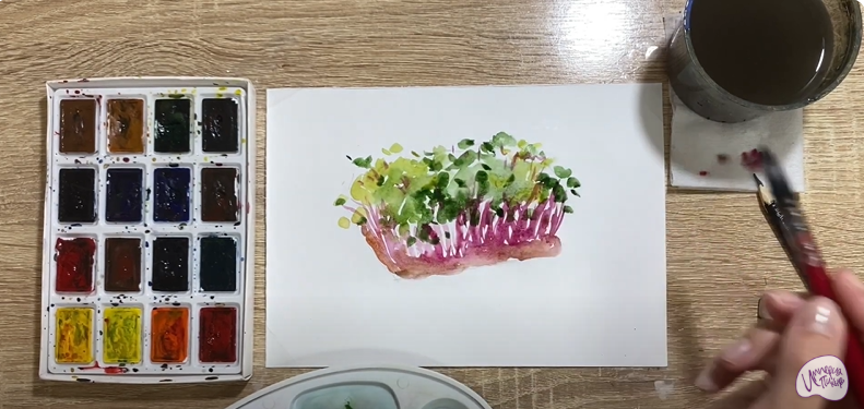 Рисуем Микрозелень