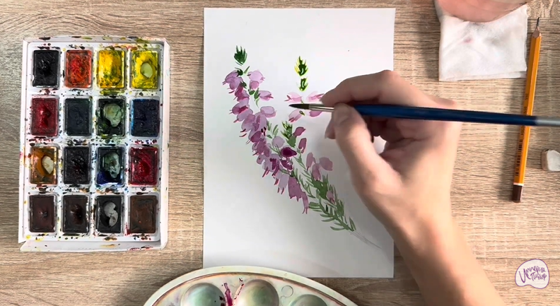 Рисуем Вереск