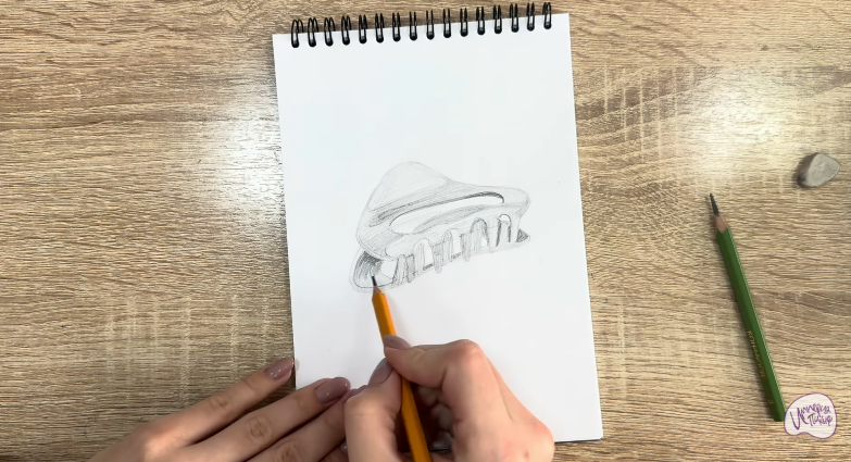 Рисуем Заколка-краб