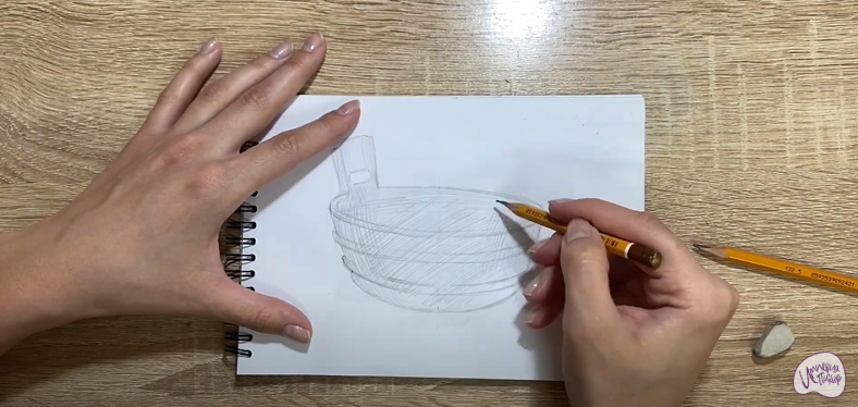 Рисуем Таз для бани