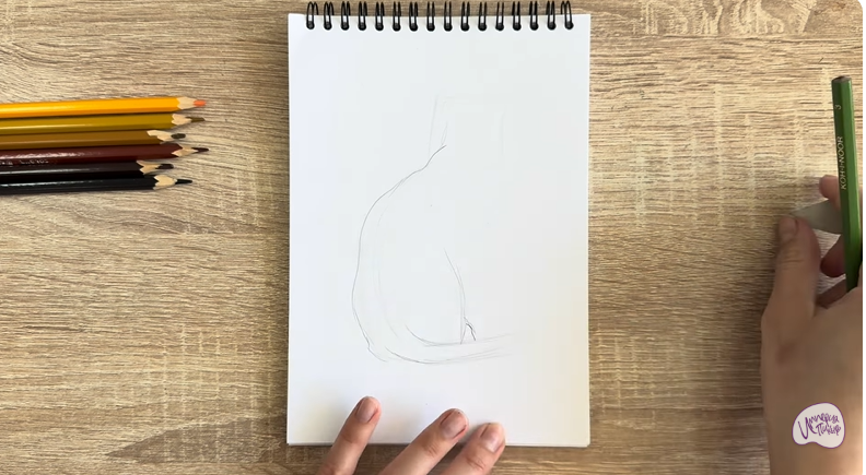 Рисуем Кошка Тойгер