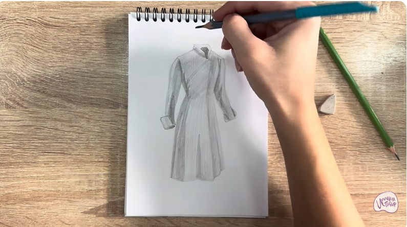 Рисуем Кафтан