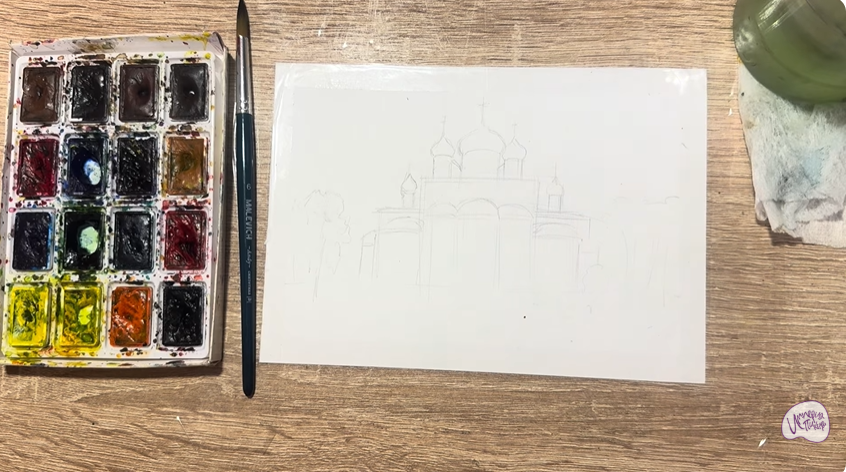 Рисуем Переславль-Залесский