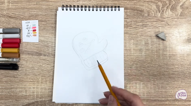 Рисуем Имбирный пряник