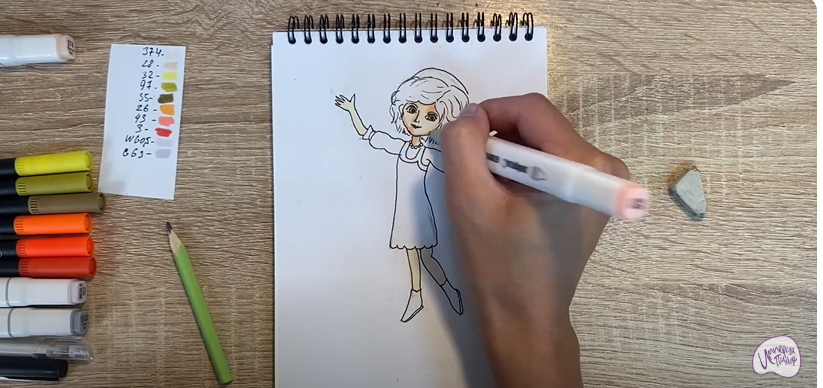 Рисуем Варя из "Царевны"