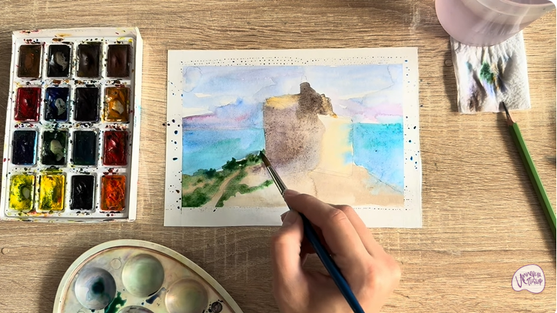 Рисуем Чобан-Кале