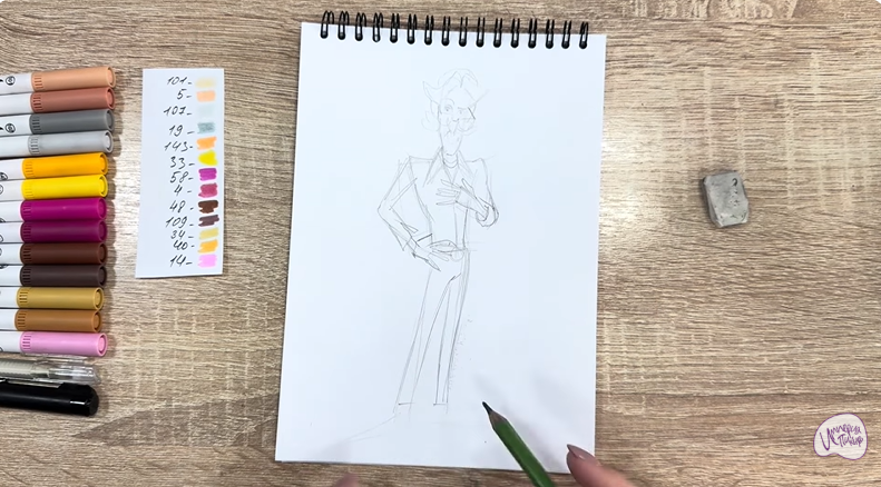 Рисуем Супербро из «Доктор Динозавров»