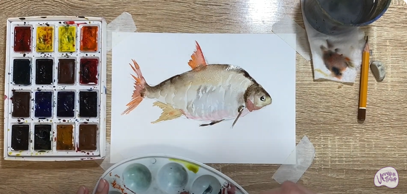 Рисуем Лещ