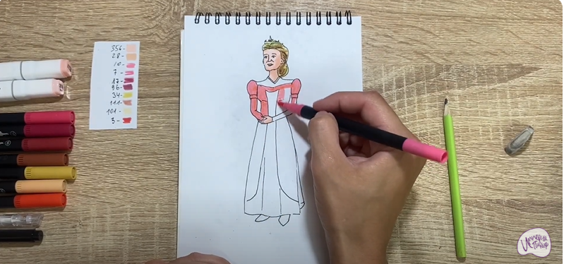 Рисуем Королева Лилиан из "Шрека"