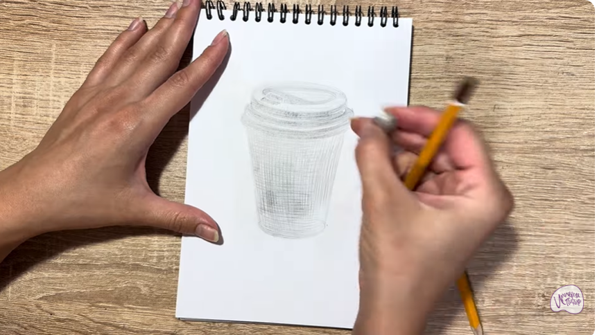Рисуем Кофейный стакан