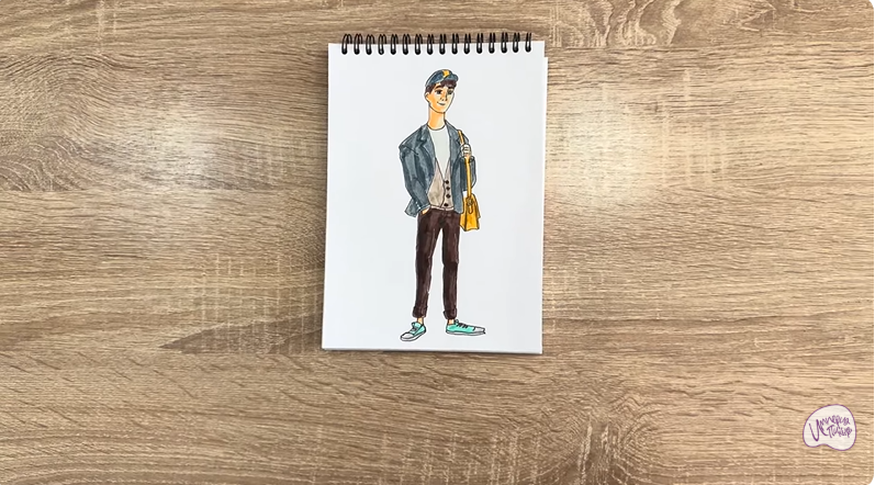 Рисуем Тадаши Хамада из «Города героев»