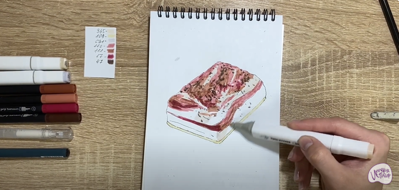 Рисуем Солёное сало