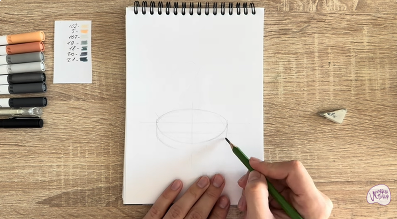 Рисуем Пудра для лица