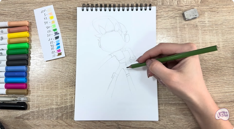 Рисуем Тимми из "Живой гараж"