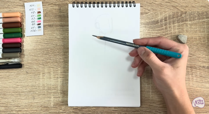 Рисуем Вик из "Побег из будущего"