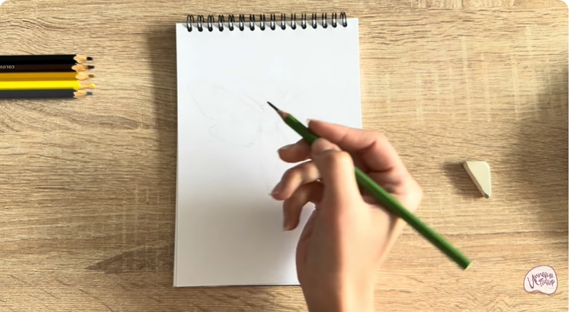 Рисуем Древесница въедливая