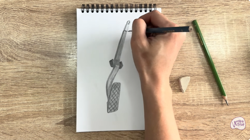 Рисуем Педаль газа