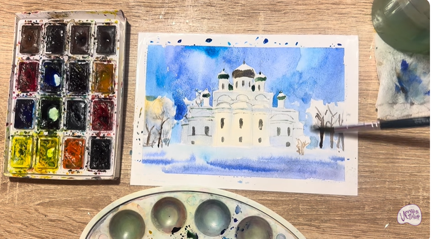 Рисуем Переславль-Залесский