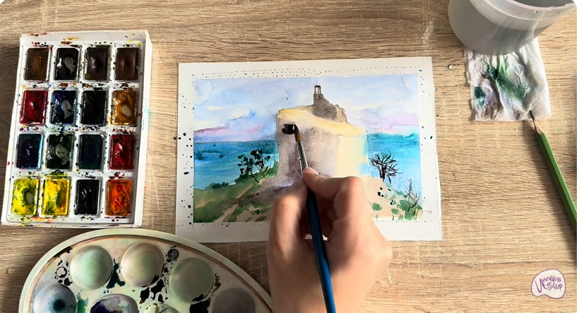 Рисуем Чобан-Кале