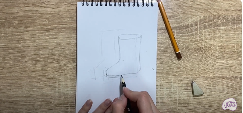 Рисуем Резиновые сапоги