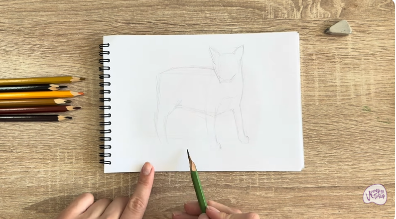 Рисуем Кот породы Оцикет