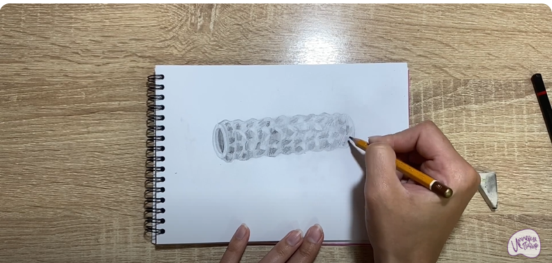 Рисуем Ролик массажный