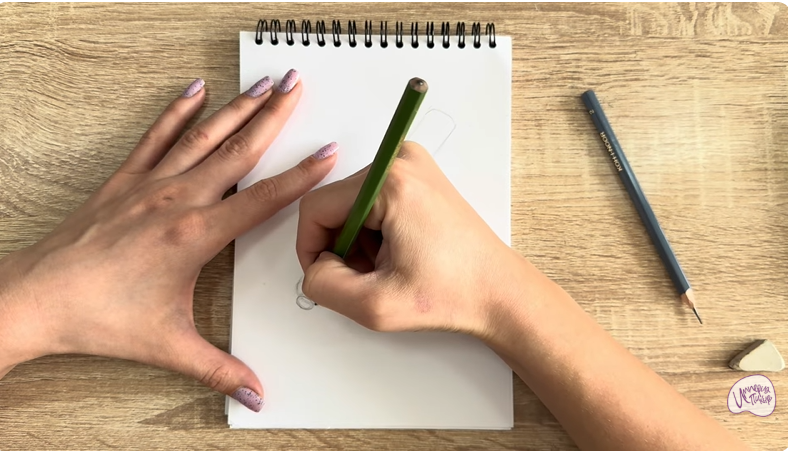 Рисуем Коклюшки для завивки