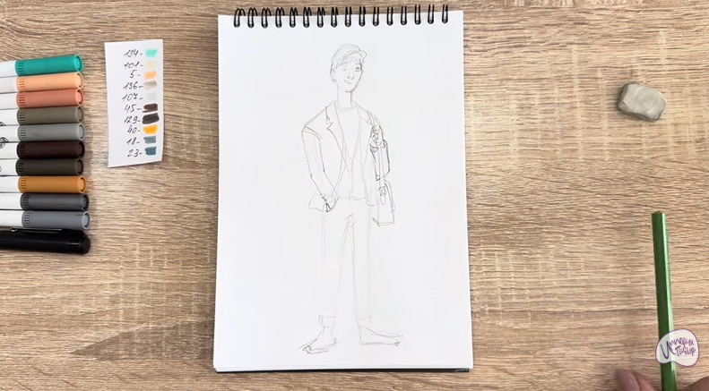 Рисуем Тадаши Хамада из «Города героев»